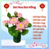 Set nguyên liệu hoa sen kẽm nhung handmade DIY trang trí nhà cửa giá rẻ chỉ 150k 12