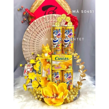Set trang trí thập bánh nước Tết – Thu hút tài lộc, hỗ trợ bàn thờ, giá ưu đãi 27.000