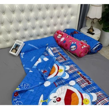 Set Túi Ngủ 3 Món Chăn Nệm Gối Cho Bé Kích Thước 80 x 150cm Cho Các Bé Mầm Non Và Tiểu Học { Tặng Kèm Ruột Gối } 2 Set Túi Ngủ 3 Món Chăn Nệm Gối Cho Bé Kích Thước 80 x 150cm Cho Các Bé Mầm Non Và Tiểu Học { Tặng Kèm Ruột Gối } 2