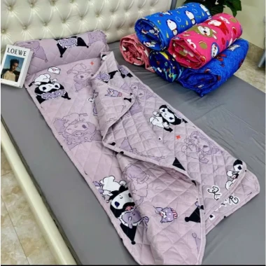 Set Túi Ngủ 3 Món Chăn Nệm Gối Cho Bé Kích Thước 80 x 150cm Cho Các Bé Mầm Non Và Tiểu Học { Tặng Kèm Ruột Gối } 10 Set Túi Ngủ 3 Món Chăn Nệm Gối Cho Bé Kích Thước 80 x 150cm Cho Các Bé Mầm Non Và Tiểu Học { Tặng Kèm Ruột Gối } 10