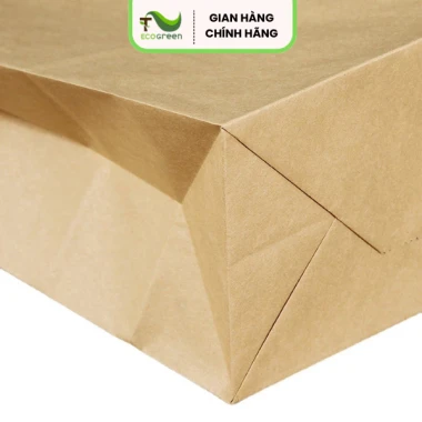 Sỉ 100 Túi Giấy Đựng Bánh Mỳ đồ ăn vặt, khoai tây chiên không quai xách | Hàng loại 1 chất lượng cao 3