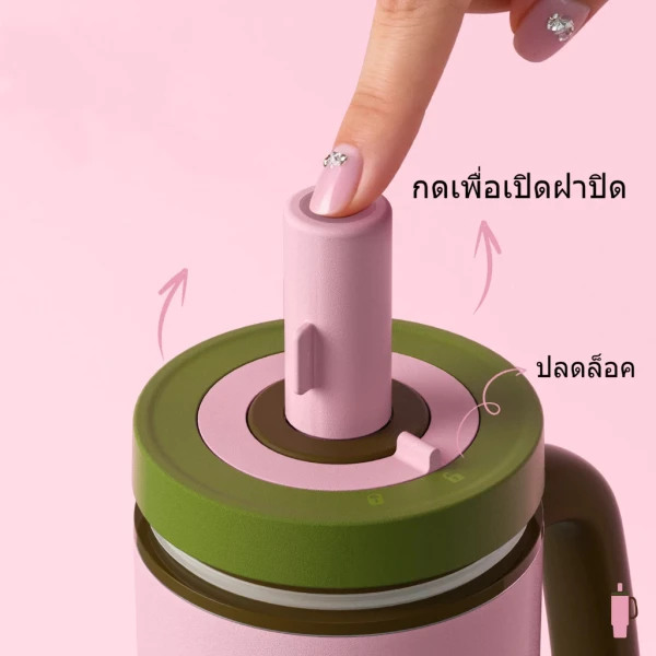 Hình ảnh sản phẩm Sidagar 1.100ml Cốc Giữ Nhiệt 316 Thép Không Gỉ Lót Gốm Thể Thao Ngoài Trời