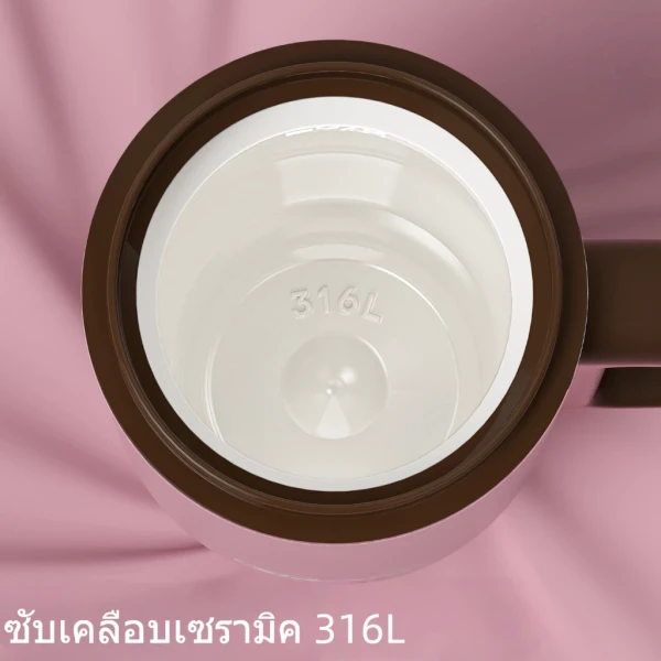 Cách Sidagar 1.100ml giữ nhiệt lên đến 12 giờ nhờ lớp gốm và thép 316 không gỉ