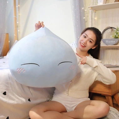 Slime Lông Nhung Cao Cấp – Gối Ôm Gấu Bông 4 Chiều Co Dãn, Tựa Lưng, Giá 100k 3