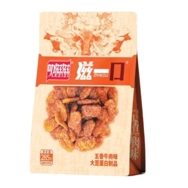 Snack Ziyi Cắn Vị 285g (19 túi) - Bò Chay Cay Kiểu Hàn, Đậu Tương Cay, Siêu Ngon 39k