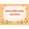 Sổ ghi bảng điểm danh học sinh 50 tờ A4 giấy 80gsm - Giá gốc 44,800 - Giảm còn 35,000 3