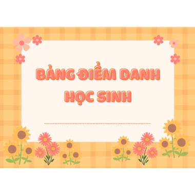 Sổ ghi bảng điểm danh học sinh 50 tờ A4 giấy 80gsm - Giá gốc 44,800 - Giảm còn 35,000