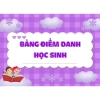 Sổ ghi bảng điểm danh học sinh 50 tờ A4 giấy 80gsm - Giá gốc 44,800 - Giảm còn 35,000 4