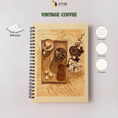 Sổ Tay Bìa Cứng Minh Họa Độc Quyền 132 Trang - Giảm 14524đ - STHM Stationery 6 Sổ Tay Bìa Cứng Minh Họa Độc Quyền 132 Trang - Giảm 14524đ - STHM Stationery 6
