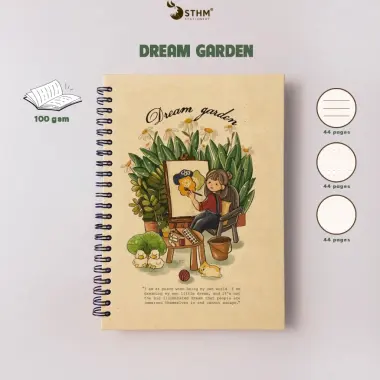 Sổ Tay Bìa Cứng Minh Họa Độc Quyền 132 Trang - Giảm 14524đ - STHM Stationery 13 Sổ Tay Bìa Cứng Minh Họa Độc Quyền 132 Trang - Giảm 14524đ - STHM Stationery 13