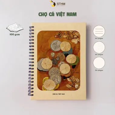 Sổ Tay Bìa Cứng Minh Họa Độc Quyền 132 Trang - Giảm 14524đ - STHM Stationery 19 Sổ Tay Bìa Cứng Minh Họa Độc Quyền 132 Trang - Giảm 14524đ - STHM Stationery 19
