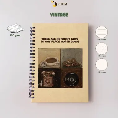 Sổ Tay Bìa Cứng Minh Họa Độc Quyền 132 Trang - Giảm 14524đ - STHM Stationery 26 Sổ Tay Bìa Cứng Minh Họa Độc Quyền 132 Trang - Giảm 14524đ - STHM Stationery 26