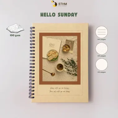 Sổ Tay Bìa Cứng Minh Họa Độc Quyền 132 Trang - Giảm 14524đ - STHM Stationery 30 Sổ Tay Bìa Cứng Minh Họa Độc Quyền 132 Trang - Giảm 14524đ - STHM Stationery 30
