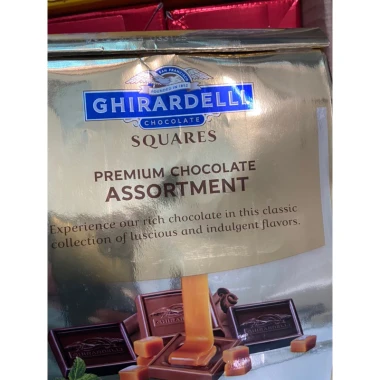 Socola Cao Cấp Ghirardelli Chocolate Squares 674g - Hộp Quà Premium, Giá chỉ 875.000