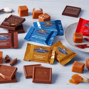 Socola Cao Cấp Ghirardelli Chocolate Squares 674g - Hộp Quà Premium, Giá chỉ 875.000