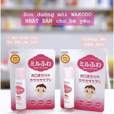 Son Dưỡng Môi Wakado Nhật Bản Cho Bé Giảm Khô Môi Nứt Nẻ - Giá Tốt 120k 7