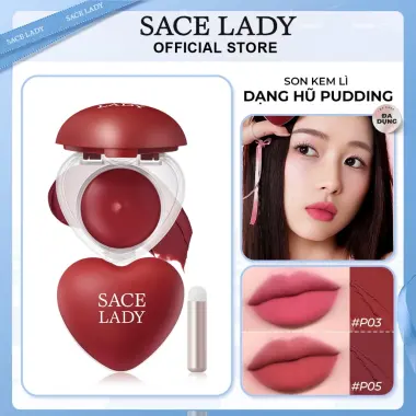 SON KEM Li SACELADY Dạng Hũ Pudding - Dễ Tán Đều, Không Dính Cốc 4.3g Giá Cực Sốc Còn 109k! 3