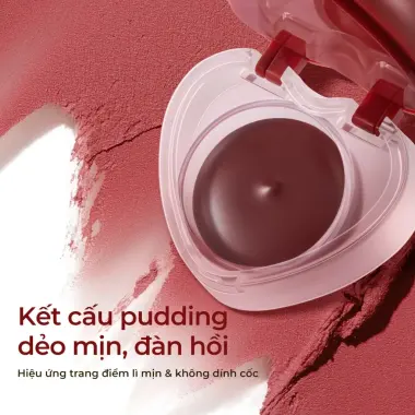 SON KEM Li SACELADY Dạng Hũ Pudding - Dễ Tán Đều, Không Dính Cốc 4.3g Giá Cực Sốc Còn 109k! 4