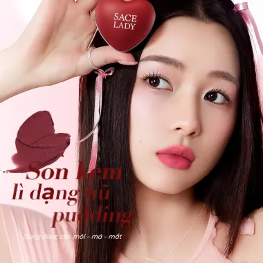 SON KEM Li SACELADY Dạng Hũ Pudding - Dễ Tán Đều, Không Dính Cốc 4.3g Giá Cực Sốc Còn 109k! 10
