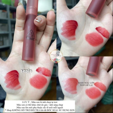 Son Tint 3CE Lâu Trôi Không Lem - Sepia Laydown Casual Affair Giá Chỉ 262680đ 12 Son Tint 3CE Lâu Trôi Không Lem - Sepia Laydown Casual Affair Giá Chỉ 262680đ 12