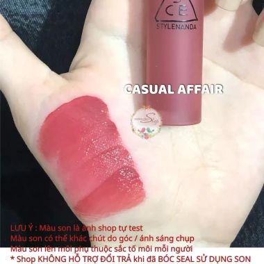 Son Tint 3CE Lâu Trôi Không Lem - Sepia Laydown Casual Affair Giá Chỉ 262680đ 13 Son Tint 3CE Lâu Trôi Không Lem - Sepia Laydown Casual Affair Giá Chỉ 262680đ 13