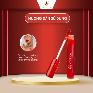 Son Tint Lựu Đỏ C'Choi Fresh Punica - Lớp Bóng Tự Nhiên Dưỡng Ẩm Bền Màu 227k 6 Son Tint Lựu Đỏ C'Choi Fresh Punica - Lớp Bóng Tự Nhiên Dưỡng Ẩm Bền Màu 227k 6