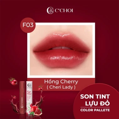 Son Tint Lựu Đỏ C'Choi Fresh Punica - Lớp Bóng Tự Nhiên Dưỡng Ẩm Bền Màu 227k 10 Son Tint Lựu Đỏ C'Choi Fresh Punica - Lớp Bóng Tự Nhiên Dưỡng Ẩm Bền Màu 227k 10