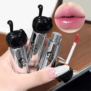 Son tint môi và má LUCKGO lâu trôi, không lem, bóng mượt, giá cả phải chăng, lì, mịn như nhung, không trôi, chống mồ hôi, dưỡng ẩm, mỹ phẩm sạch, màu đen hồng 3