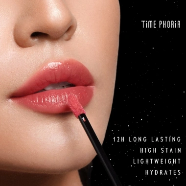 Son tint TIME PHORIA kem mịn lì lâu trôi - Mô má hồng, bóng nhẹ, giá chỉ 159k 5