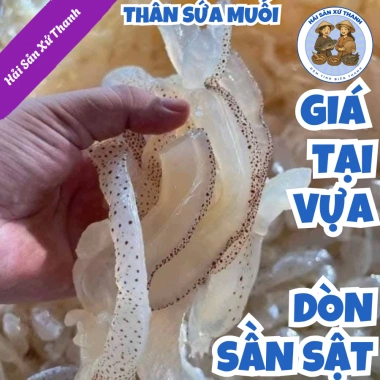 Sứa khô mặn 1kg giòn dai sần sật ăn liền, giá chỉ 41.000đ – giảm từ 53.300. Sứa khô mặn 1kg giòn dai sần sật ăn liền, giá chỉ 41.000đ – giảm từ 53.300.