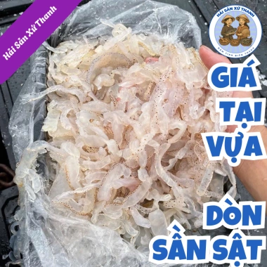 Sứa khô mặn 1kg giòn dai sần sật ăn liền, giá chỉ 41.000đ – giảm từ 53.300.