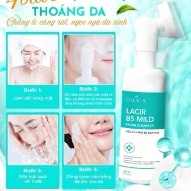 Sữa Rửa Mặt B5 Dịu Nhẹ Dr.lacir 150ml – Lacir B5 Milk Giá chỉ 154.000 VNĐ