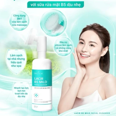 Sữa Rửa Mặt B5 Dịu Nhẹ Dr.lacir 150ml – Lacir B5 Milk Giá chỉ 154.000 VNĐ