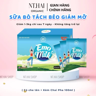 Sữa Tách Béo EmoMilk Bột Hoà Tan Giảm Mỡ Tiện Lợi Giá Rẻ Chỉ 230k 2 Sữa Tách Béo EmoMilk Bột Hoà Tan Giảm Mỡ Tiện Lợi Giá Rẻ Chỉ 230k 2