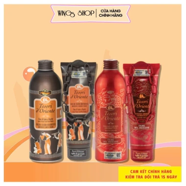 Sữa tắm Tesori d Oriente trắng da, cấp ẩm, hương nước hoa cao cấp 250ml 500ml Giá 205.000 Wings Shop