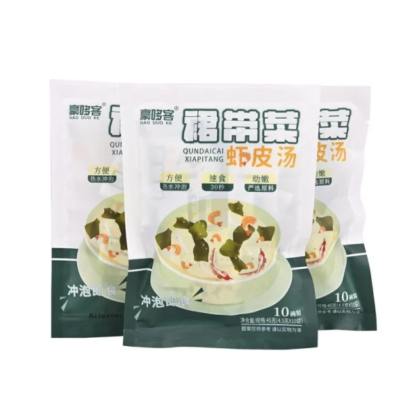 Cách chế biến súp tôm khô rong biển Wakame ăn liền nhanh gọn cho bữa tối bận rộn