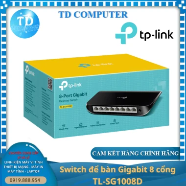 Switch Gigabit 8 Cổng TP-Link TL-SG1008D Giá Rẻ - Cổng Lưới Nhựa Chính Hãng Giá 421k 2 Switch Gigabit 8 Cổng TP-Link TL-SG1008D Giá Rẻ - Cổng Lưới Nhựa Chính Hãng Giá 421k 2