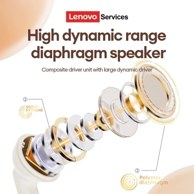 Tai nghe Bluetooth Lenovo LE231 TWS giảm tiếng ồn ENC, game trễ thấp, vỏ da IPX5 chỉ 239.000₫ 4