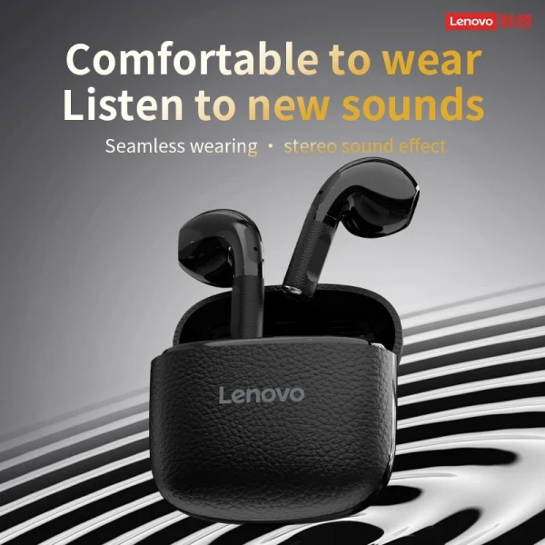 Hình ảnh sản phẩm Tai nghe Mini không dây thực sự Lenovo EA166 Tai nghe Bluetooth HD Stereo HIFI Độ trễ thấp có Mic Bluetooth 5.4