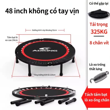 Tấm Bạt Lò Xo Trượt Nhún Tay Cầm Điều Chỉnh Giá Rẻ 709k - Keep Going Max Trampoline 13