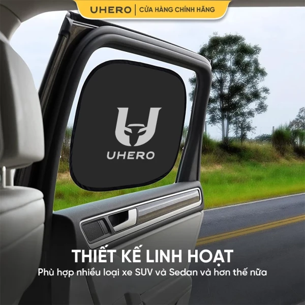 Tấm chắn nắng UHERO: Đánh giá độ bám dính tĩnh điện và tính năng gập gọn trong 3 giây