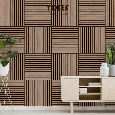 Tấm Dán Tường Tiêu Âm Lam Sóng Gỗ YOSEF - Decor Phòng Khách, Phòng Ngủ Giá Tốt 52500đ 9 Tấm Dán Tường Tiêu Âm Lam Sóng Gỗ YOSEF - Decor Phòng Khách, Phòng Ngủ Giá Tốt 52500đ 9