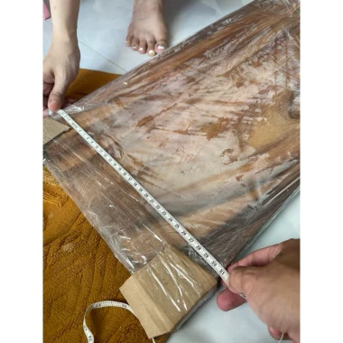 Tấm Gỗ Me Tây 100cm x 10-30cm x 2-2.4cm Sơn 1 Mặt Giá Rẻ 60k Thay 75.6k 4