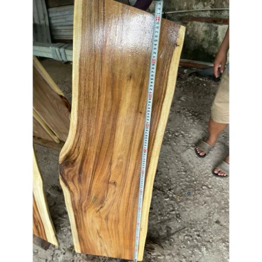 Tấm Gỗ Me Tây 100cm x 10-30cm x 2-2.4cm Sơn 1 Mặt Giá Rẻ 60k Thay 75.6k 7