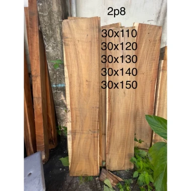 Tấm Gỗ Me Tây 100cm x 10-30cm x 2-2.4cm Sơn 1 Mặt Giá Rẻ 60k Thay 75.6k 9
