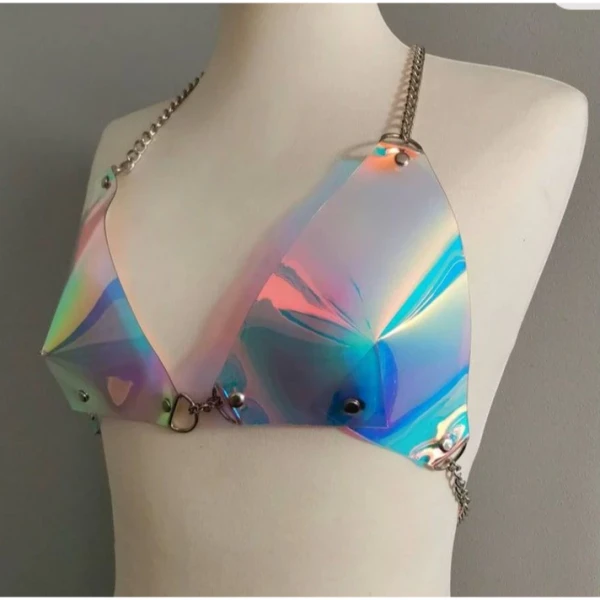 Hình ảnh sản phẩm Tấm nhựa PVC dẻo cầu vòng hologram 140cm x 0.5m dày 0.4mm lấp lánh đầy màu sắc giá 88.000