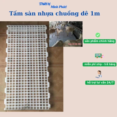 Tấm sàn nhựa nguyên sinh chuồng dê vịt của công ty bình thuận kt 1m x 50cm bao bền đẹp 2 Tấm sàn nhựa nguyên sinh chuồng dê vịt của công ty bình thuận kt 1m x 50cm bao bền đẹp 2