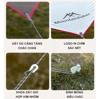 Tăng Bạt Cắm Trại Dã Ngoại Lục Giác - Chống Mưa Nắng, Giá Shock 1.9 Triệu 6 Tăng Bạt Cắm Trại Dã Ngoại Lục Giác - Chống Mưa Nắng, Giá Shock 1.9 Triệu 6