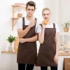 Tạp Dề Nhà Bếp Nam Nữ Overa Giá Rẻ - Tạp Dề Đeo Vai 2 Túi Chất Liệu Tốt 5