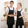 Tạp Dề Nhà Bếp Nam Nữ Overa Giá Rẻ - Tạp Dề Đeo Vai 2 Túi Chất Liệu Tốt 6